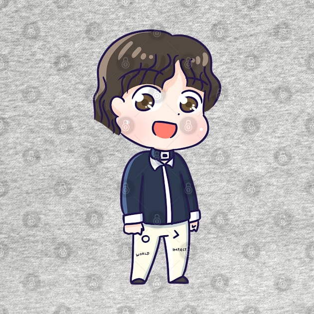 BTS Suga Fake Love chibi by Oricca